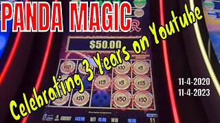 PANDA MAGIC Short 702 ✅ Las Vegas LIVE Cash or Crash - 2 Bonus ** 3rd Anniversary Celebration