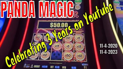 PANDA MAGIC Short 702 ✅ Las Vegas LIVE Cash or Crash - 2 Bonus ** 3rd Anniversary Celebration