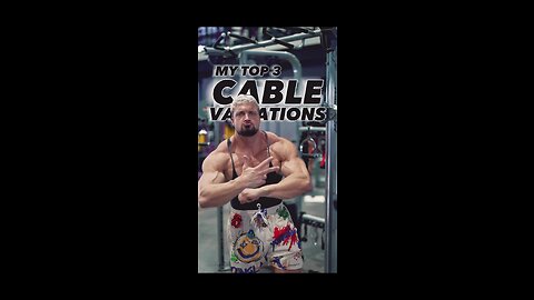 Chest workout cable rows