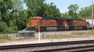 NS and CSX Train Meet from Berea, Ohio July 9, 2022