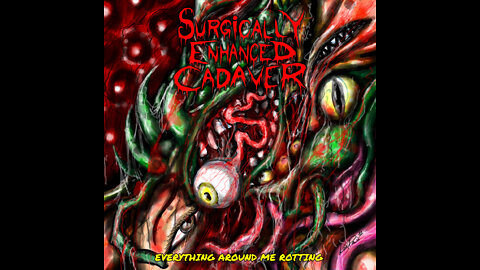 Surgically Enhanced Cadaver "From the Anatomical Deeps" Cover of DEAD INFECTION
