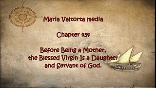 Before Being a Mother, the Blessed Virgin Is a Daughter and Servant of God.