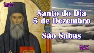 Santo do dia 5 de Dezembro, São Sabas