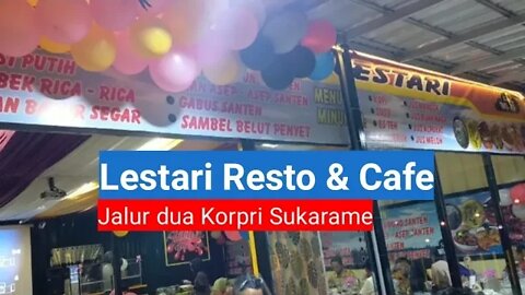 Lestari Resto and Cafe Sajikan Makanan Khas Jawa Ruang Meeting Karaoke Free Wifi