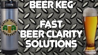 Beer Keg Clarity Solutions For Homebrewers