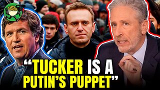 Jon Stewart Uses Navalny To Smear Tucker Carlson