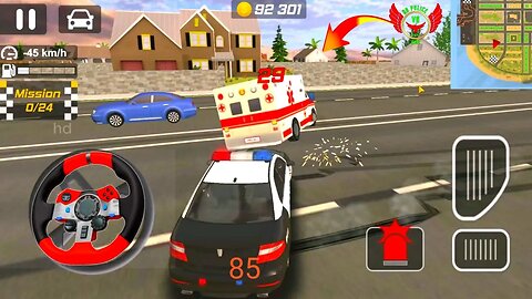 HD police vs gari game #785 police Gameplay Best Car Games Drift Gari Driving 2023 Android