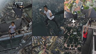 Wu Yongning | TERRIFYING INSANE Daredevil Stunts | Free Climbing