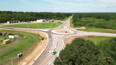 Around the Holly Springs, MS Roundabout Hyperlapse
