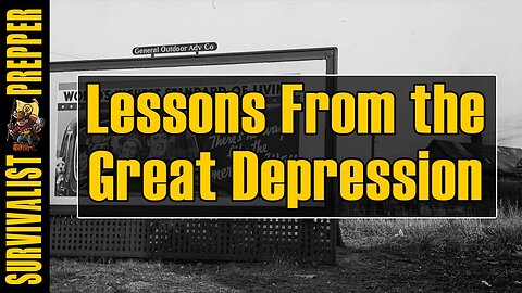 Lessons From the Great Depression (Preparing for Food Shortages & Inflation)