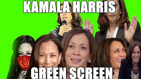 Green Screen Kamala Harris moment's part 1
