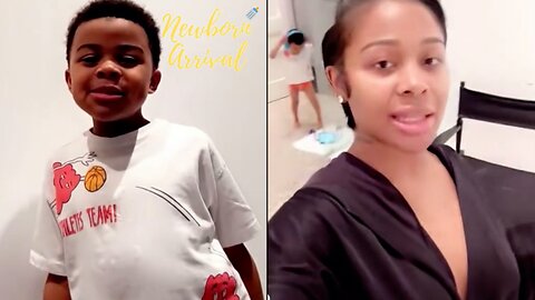 Lil Baby's "BM" Jayda Cheaves Tries "In My Business" Challenge With Son Loyal! 😭