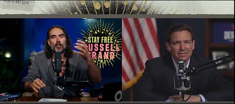 RON DESANTIS & RUSSELL BRAND: Taking On TRUMP, FAUCI and The WAR IN UKRAINE