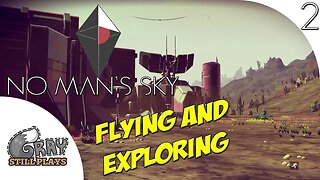 No Man's Sky 1.03 | Ship is Repaired! Flying Around Exploring Outposts | Part 2 | PS4 Gameplay
