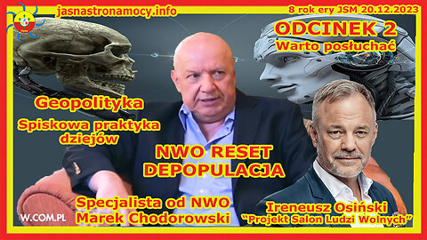 NWO RESET DEPOPULACJA Wywiad z Markiem Chodorowskim Spiskowa praktyka dziejów Część 2 AI