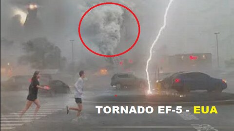 O Sol desapareceu nos EUA | Tornado EF-5 atinge Oklahoma EUA | Storm Oklahoma EUA