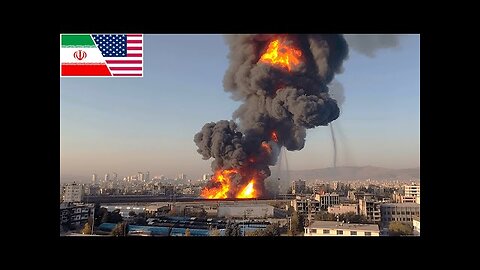 TEHRAN HAS LOST MILLIONS OF LITERS OF OIL! U.S Air Force cluster missiles burned Iranian tanker