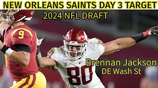 Brennan Jackson: Day 3 Target for New Orleans Saints 2024 NFL Draft