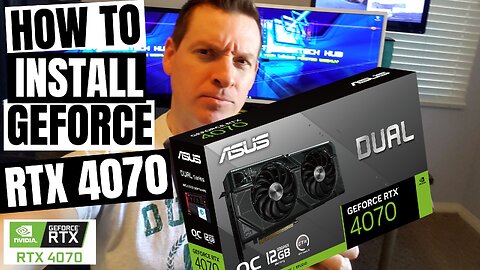 HOW TO INSTALL ANY RTX 4070! - QUICK & EASY!