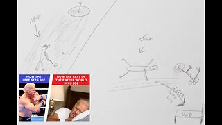 Trumps New Book! Hand-Drawn Art by DJT. Trump vs Biden. The Presidential Battle. Left vs Right Views