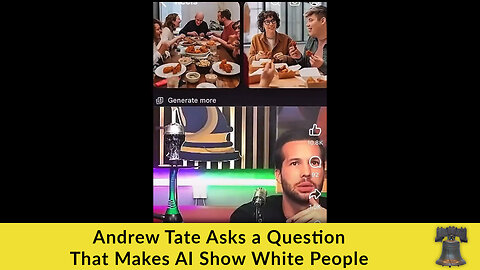 Andrew Tate Asks a Question That Makes AI Show White People