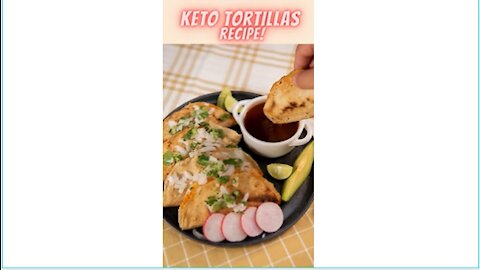 Keto Tortillas recipe #Recipes #Keto