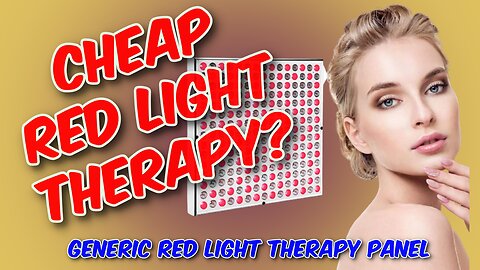 Generic Red Light Therapy Panel Review