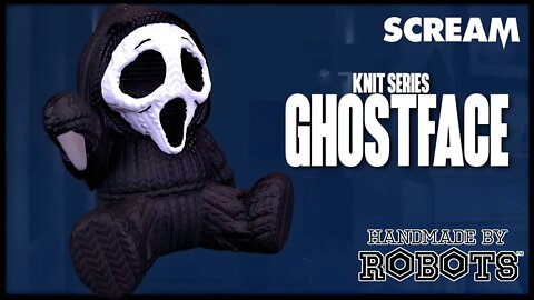 Handmade by Robots Knit Series Ghostface Collectible Vinyl @The Review Spot
