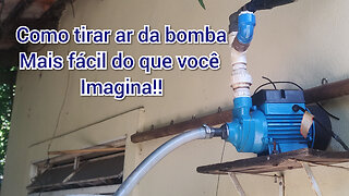 Como tirar ar da bomba,How to take out Air from a whater pump