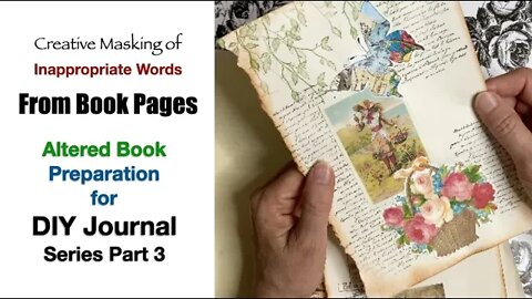 Hiding Inappropriate Words in Journal Making