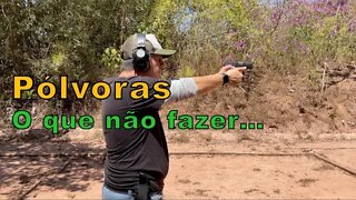 Afinal posso usar pólvoras diferentes para 9mm? | Teste de munição | Não repita