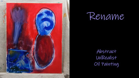 I love Scarlet Red, it's so RED, take a look at "Rename" Abstract UnRealist Oil Painting