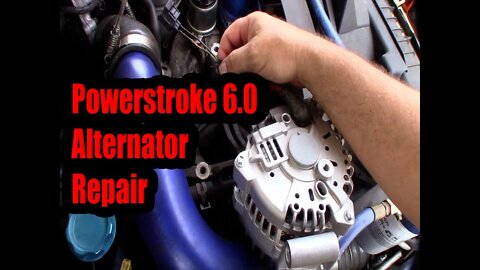 Powerstoke 6.0 Alternator Troubleshooting, Wiring Harness and Connector repair F250 Melted wire