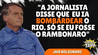 BOLSONARO DIZ COMO JORNALISTAS COMEÇARAM A LHE PERSEGUIR