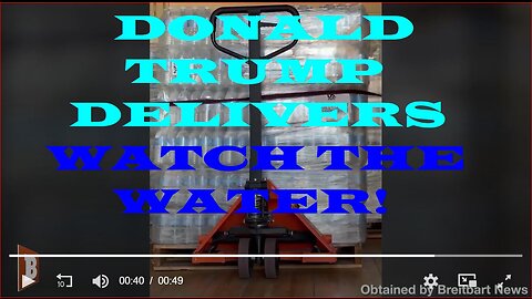 Video: Donald Trump delivers truckloads of water to devastated Ohio!