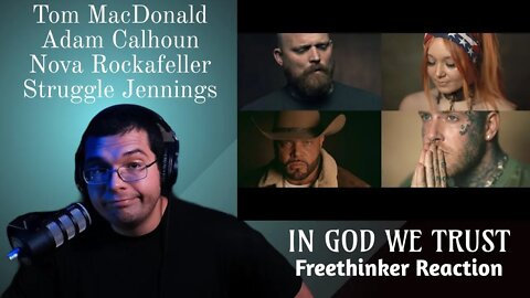 Tom MacDonald In God We Trust Freethinker Reaction. Great song! When do they lose credibility?