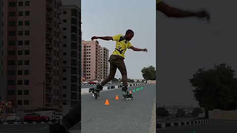 Footwork Slalom #skateweaver #shorts #viral #rollerblading