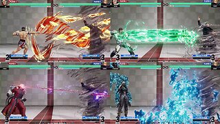 The King of Fighters XV - Boss Goenitz vs Super Moves Attacks