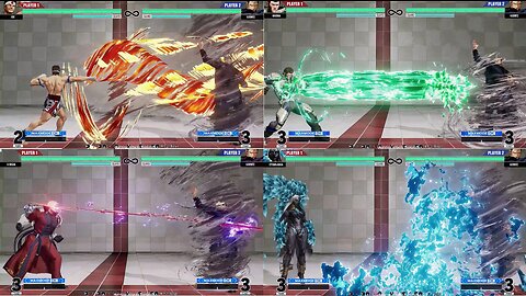 The King of Fighters XV - Boss Goenitz vs Super Moves Attacks