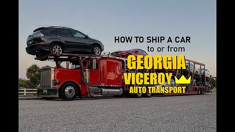 How to Ship a car to or from Georgia