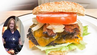 HOW TO MAKE A DOUBLE BACON CHEESEBURGER "MY WAY"