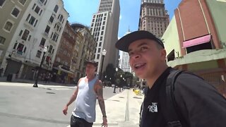 SKATE NO PICO MAIS CLÁSSICO DE SÃO PAULO - LUANZINHO E MADRUGA