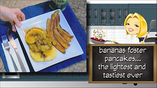 Make The Lightest & Tastiest Pancakes Ever | This Secret Bananas Foster Recipe