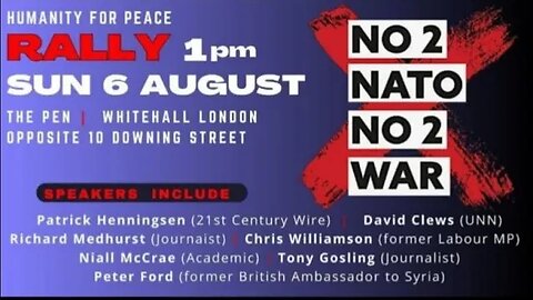 No To NATO rally | Whitehall, London