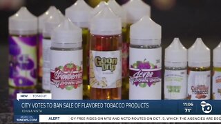 Chula Vista votes unanimously to ban sale of flavored tobacco products