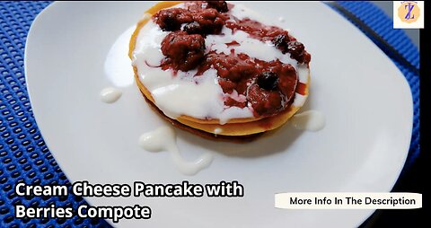 How to lose weight fast & easy with Custom Keto Diet Cream Cheese Pancakes with Berries Compote