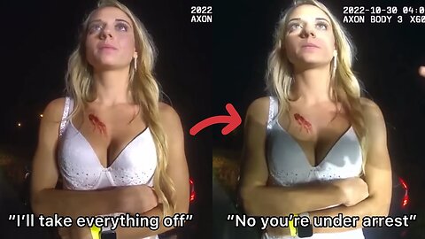 Drunk Model FAILS To Make Police Officers Simp