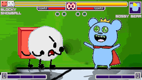 MUGEN - Snowball & Blocky vs. Bossy Bear - Download