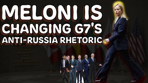 Italy is DeNATOising G7 in the most wonderful way