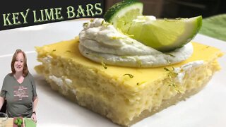 EASY KEY LIME BARS | A Cool Refreshing Dessert Recipe